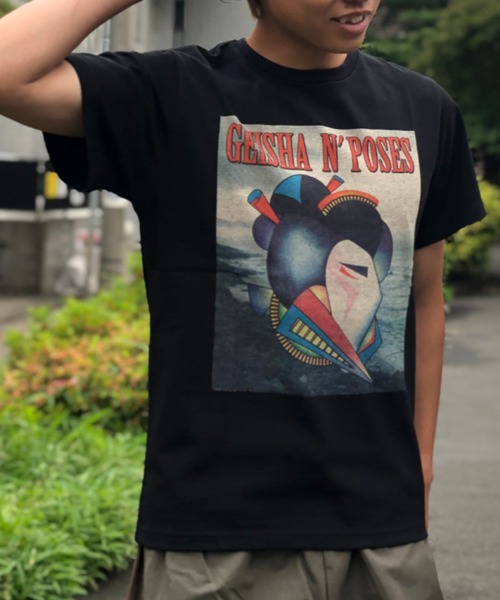 ALDIES（アールディーズ）の「Geisha T / ゲイシャT（Tシャツ/カットソー・メンズ・ホワイト/グリーン/ネイビー/ブラック・LARGE/SMALL/MEDIUM/X-SMALL）」の14枚目の写真