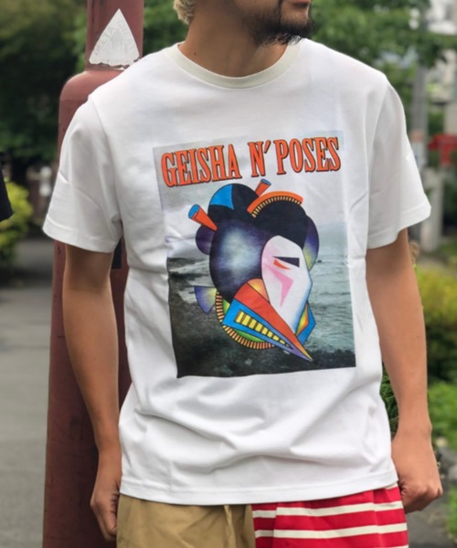 ALDIES（アールディーズ）の「Geisha T / ゲイシャT（Tシャツ/カットソー・メンズ・ホワイト/グリーン/ネイビー/ブラック・LARGE/SMALL/MEDIUM/X-SMALL）」の13枚目の写真