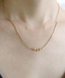 【YArKA/ヤーカ】silver925 star jewelry collecttion　3star simple necklace [chast4]/スタージュエリーコレクション 3スターシンプルネックレス
