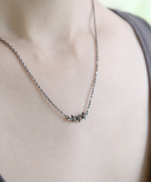 【YArKA/ヤーカ】silver925 star jewelry collecttion　3star simple necklace [chast4]/スタージュエリーコレクション 3スターシンプルネックレス