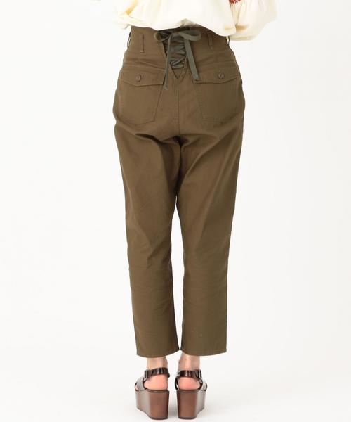 Another Edition(アナザーエディション)の「レースアップカーゴパンツ2(カーゴパンツ・レディース・ベージュ/ブラック/オリーブ・SMALL/MEDIUM)」の8枚目の写真