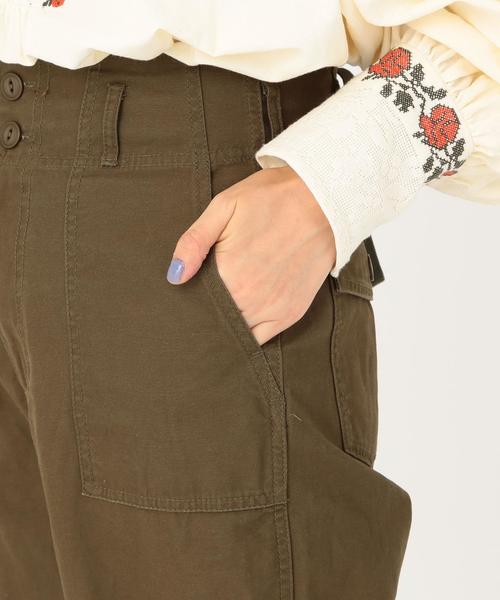 Another Edition(アナザーエディション)の「レースアップカーゴパンツ2(カーゴパンツ・レディース・ベージュ/ブラック/オリーブ・SMALL/MEDIUM)」の12枚目の写真