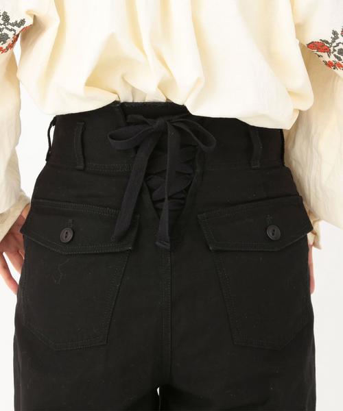 Another Edition(アナザーエディション)の「レースアップカーゴパンツ2(カーゴパンツ・レディース・ベージュ/ブラック/オリーブ・SMALL/MEDIUM)」の6枚目の写真