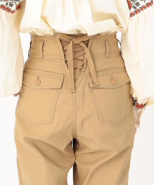 Another Edition(アナザーエディション)の「レースアップカーゴパンツ2(カーゴパンツ・レディース・ベージュ/ブラック/オリーブ・SMALL/MEDIUM)」の7枚目の写真