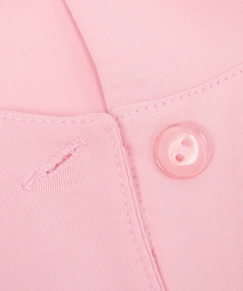 OSYAREVO（オシャレボ）の「コスプレ スタンドカラー バックリボン ナース レディース ホワイトデー 記念日（コスチューム/パーティーグッズ・レディース・ホワイト/ベビーピンク・MEDIUM/LARGE/X-LARGE）」の6枚目の写真