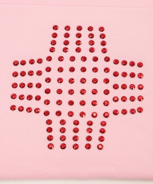 OSYAREVO（オシャレボ）の「コスプレ スタンドカラー バックリボン ナース レディース ホワイトデー 記念日（コスチューム/パーティーグッズ・レディース・ホワイト/ベビーピンク・MEDIUM/LARGE/X-LARGE）」の4枚目の写真