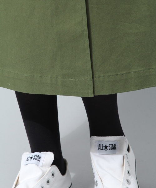 Andemiu(アンデミュウ)の「ボタンストレートトレンチスカート778543(スカート・レディース・ネイビー/グリーン/キャメル・MEDIUM/SMALL)」の13枚目の写真