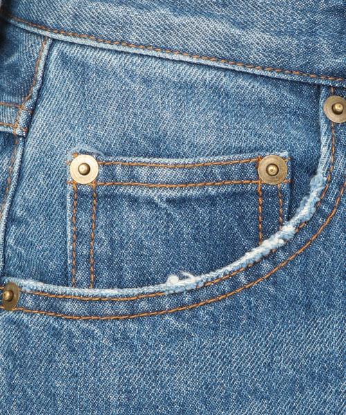 Another Edition（アナザーエディション）の「デニムフリルパンツ（デニムパンツ・レディース・ライトブルー/コバルトブルー・SMALL/MEDIUM）」の5枚目の写真