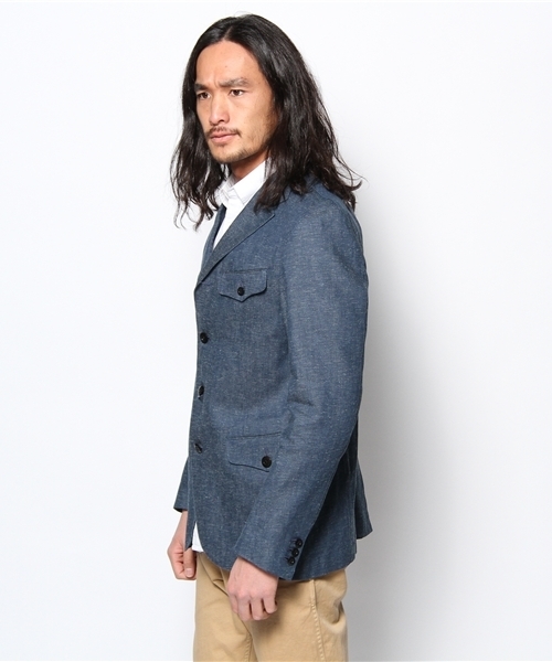 KATO`（カトー）の「KATO`/DJ311411H（スーツジャケット・メンズ・インディゴブルー・48/44/46）」の3枚目の写真