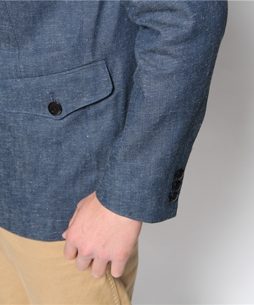 KATO`（カトー）の「KATO`/DJ311411H（スーツジャケット・メンズ・インディゴブルー・48/44/46）」の6枚目の写真