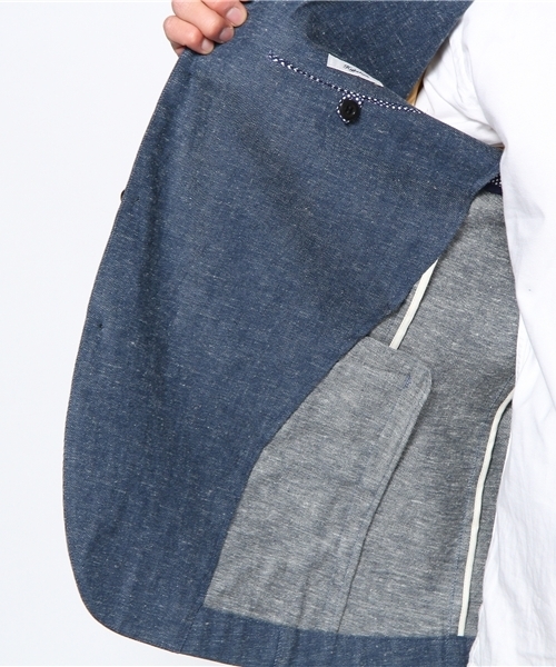 KATO`（カトー）の「KATO`/DJ311411H（スーツジャケット・メンズ・インディゴブルー・48/44/46）」の7枚目の写真