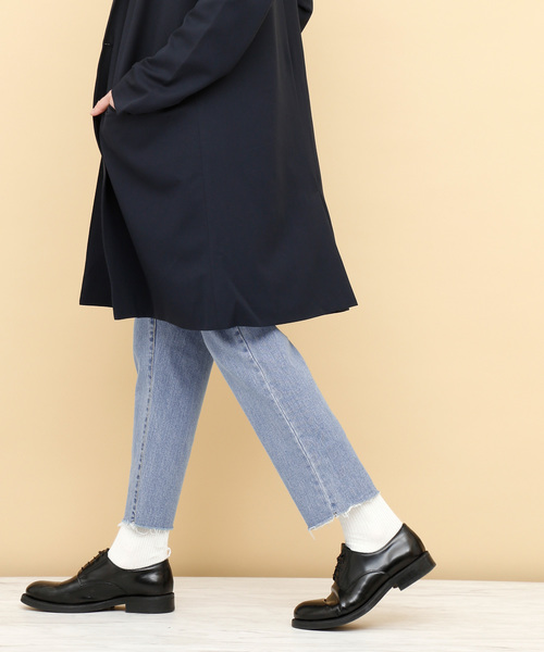 EMMA CLOTHES（エマクローズ）の「ヴィンテージストレッチテーパードリラックスデニム（デニムパンツ・メンズ・サックスブルー/ライトブルー/ブルー・L/M）」の6枚目の写真