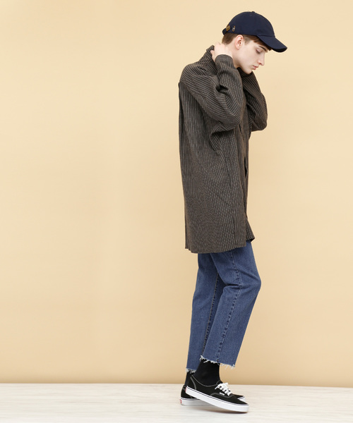 EMMA CLOTHES（エマクローズ）の「ヴィンテージストレッチテーパードリラックスデニム（デニムパンツ・メンズ・サックスブルー/ライトブルー/ブルー・L/M）」の11枚目の写真