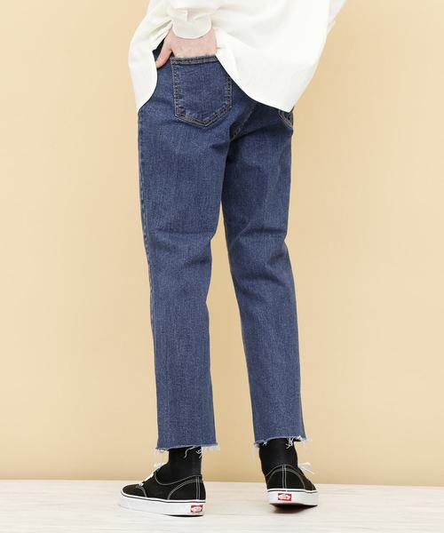 EMMA CLOTHES（エマクローズ）の「ヴィンテージストレッチテーパードリラックスデニム（デニムパンツ・メンズ・サックスブルー/ライトブルー/ブルー・L/M）」の15枚目の写真