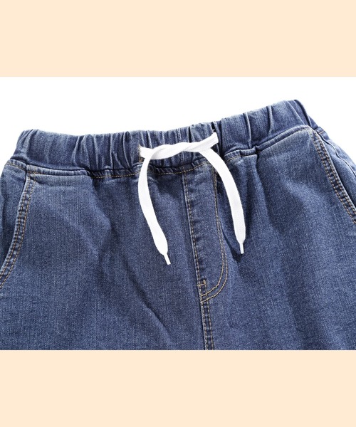 EMMA CLOTHES（エマクローズ）の「ヴィンテージストレッチテーパードリラックスデニム（デニムパンツ・メンズ・サックスブルー/ライトブルー/ブルー・L/M）」の16枚目の写真