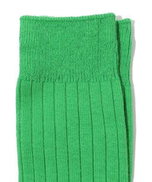 BEAMS(ビームス)の「○O.カラーリブクルー(ソックス/靴下・メンズ・ピンク/レッド/イエロー/グリーン系その他/サックスブルー・ONE SIZE)」の6枚目の写真