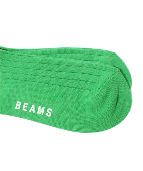 BEAMS(ビームス)の「○O.カラーリブクルー(ソックス/靴下・メンズ・ピンク/レッド/イエロー/グリーン系その他/サックスブルー・ONE SIZE)」の7枚目の写真