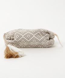 AMERICAN HOLIC | フリンジ付幾何学柄ポーチ(ポーチ)