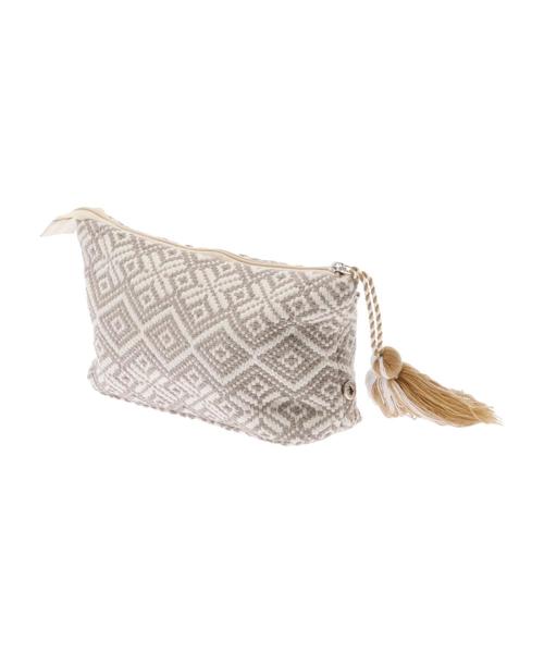 AMERICAN HOLIC（アメリカンホリック）の「フリンジ付幾何学柄ポーチ（ポーチ・レディース・ピンク/ベージュ/ネイビー・FREE）」の13枚目の写真