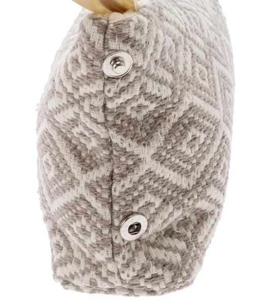 AMERICAN HOLIC（アメリカンホリック）の「フリンジ付幾何学柄ポーチ（ポーチ・レディース・ピンク/ベージュ/ネイビー・FREE）」の9枚目の写真