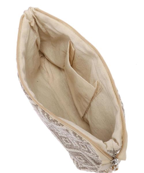 AMERICAN HOLIC（アメリカンホリック）の「フリンジ付幾何学柄ポーチ（ポーチ・レディース・ピンク/ベージュ/ネイビー・FREE）」の8枚目の写真