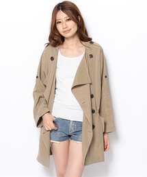 ROSE BUD | LJ-13109 WIDE SLV DRAWSTRING JACKET(その他アウター)