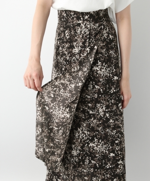 LEPSIM（レプシィム）の「ガラプリントフレアスカート　796644（スカート・レディース・ブラック/ネイビー/オフホワイト・LARGE/MEDIUM）」の16枚目の写真