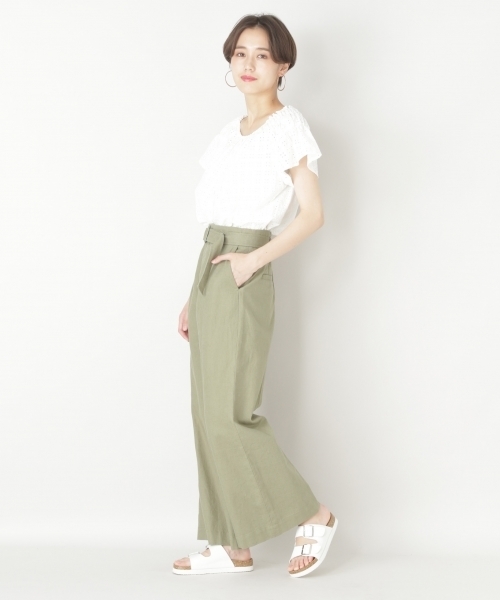 LOWRYS FARM（ローリーズファーム）の「ソウシシュウブラウス／ＳＳ　797866（シャツ/ブラウス・レディース・ブラック/パープル/オフホワイト・MEDIUM/LARGE）」の13枚目の写真