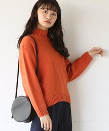 coen | 【『MORE』2月号掲載・手洗いできる】ラムウールオフタートルニット(ニット/セーター)