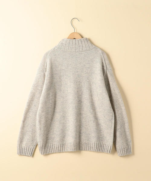 coen（コーエン）の「【『MORE』2月号掲載・手洗いできる】ラムウールオフタートルニット（ニット/セーター・レディース・ライトグレー/モカ/パープル/オレンジ・FREE）」の17枚目の写真