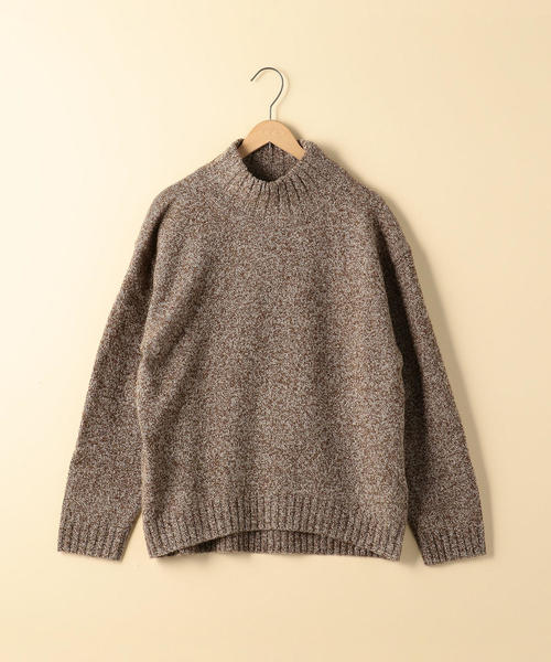 coen（コーエン）の「【『MORE』2月号掲載・手洗いできる】ラムウールオフタートルニット（ニット/セーター・レディース・ライトグレー/モカ/パープル/オレンジ・FREE）」の19枚目の写真