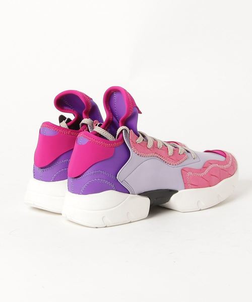 Jeffrey Campbell(ジェフリーキャンベル)の「厚底ソックススニーカー(スニーカー・レディース・パープル系その他/ホワイト系その他・36/37/38/39/35)」の3枚目の写真