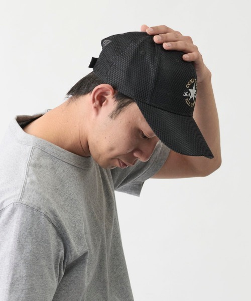 CONVERSE(コンバース)の「CN BASIC AD MESH CAP_TK(キャップ・メンズ・ホワイト/ブラック/ベージュ/ネイビー/グレー・FREE)」の6枚目の写真