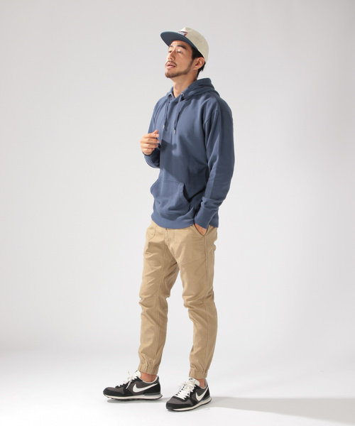 BAYFLOW(ベイフロー)の「BABY SKIN TOUCH HOODIE ベビースキンタッチウラケフーディー(パーカー・メンズ・ホワイト/パープル/ネイビー/マスタード/レッド/サックスブルー・SMALL/MEDIUM/LARGE)」の18枚目の写真