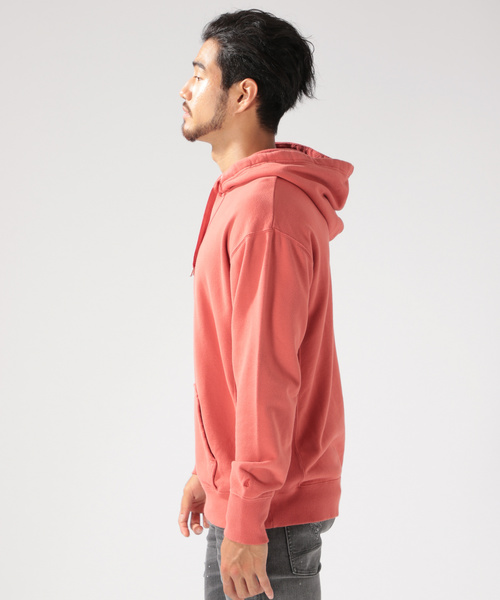 BAYFLOW(ベイフロー)の「BABY SKIN TOUCH HOODIE ベビースキンタッチウラケフーディー(パーカー・メンズ・ホワイト/パープル/ネイビー/マスタード/レッド/サックスブルー・SMALL/MEDIUM/LARGE)」の19枚目の写真