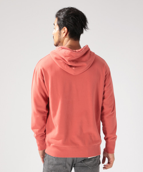 BAYFLOW(ベイフロー)の「BABY SKIN TOUCH HOODIE ベビースキンタッチウラケフーディー(パーカー・メンズ・ホワイト/パープル/ネイビー/マスタード/レッド/サックスブルー・SMALL/MEDIUM/LARGE)」の8枚目の写真