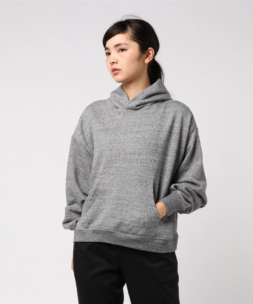 AMERICAN HOLIC(アメリカンホリック)の「ビッグフード付裏毛プルオーバー(Tシャツ/カットソー・レディース・ホワイト系その他/杢グレー/キャメル/チャコールグレー/カーキ・FREE)」の18枚目の写真