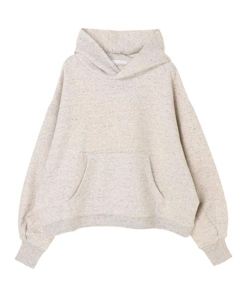 AMERICAN HOLIC(アメリカンホリック)の「ビッグフード付裏毛プルオーバー(Tシャツ/カットソー・レディース・ホワイト系その他/杢グレー/キャメル/チャコールグレー/カーキ・FREE)」の6枚目の写真