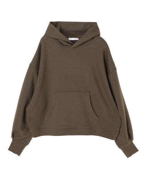 AMERICAN HOLIC(アメリカンホリック)の「ビッグフード付裏毛プルオーバー(Tシャツ/カットソー・レディース・ホワイト系その他/杢グレー/キャメル/チャコールグレー/カーキ・FREE)」の17枚目の写真