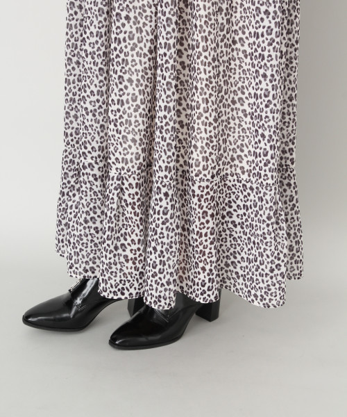 LOWRYS FARM（ローリーズファーム）の「ヒョウガラティアードスカート　814752（スカート・レディース・ブラウン/アイボリー・FREE）」の11枚目の写真