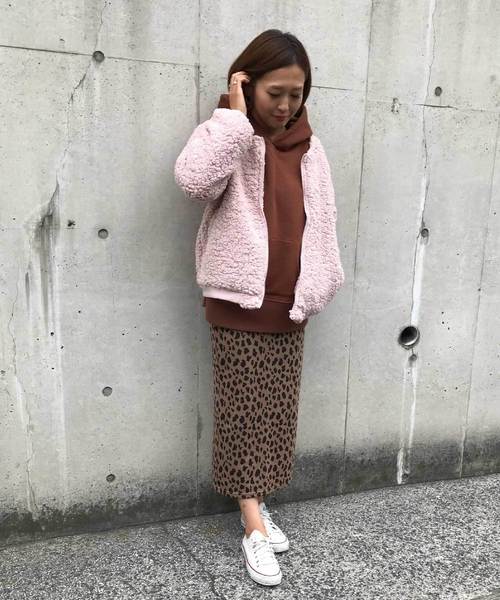 meJane（ミージェーン）の「レオパード柄ペンシルスカート（スカート・レディース・ブラック/ブラウン・フリー）」の12枚目の写真