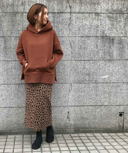 meJane（ミージェーン）の「レオパード柄ペンシルスカート（スカート・レディース・ブラック/ブラウン・フリー）」の11枚目の写真