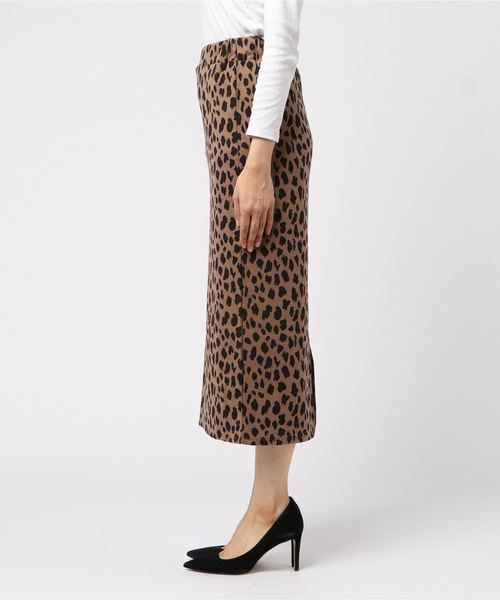 meJane（ミージェーン）の「レオパード柄ペンシルスカート（スカート・レディース・ブラック/ブラウン・フリー）」の13枚目の写真
