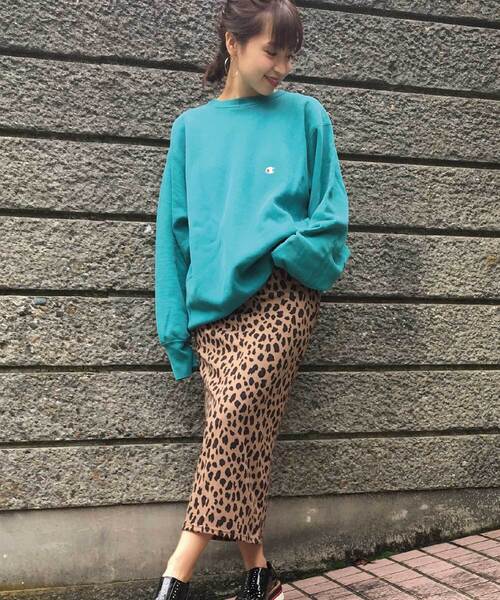 meJane（ミージェーン）の「レオパード柄ペンシルスカート（スカート・レディース・ブラック/ブラウン・フリー）」の22枚目の写真