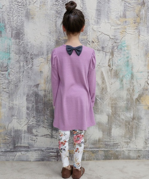 Bee des Bee（ビーデスビー）の「長袖 ワンピース（ワンピース・キッズ・ピンク系その他/ブラック/グレー/ピンク/ネイビー/ラベンダー/ブラウン系その他2/ブルー系その他2/ベージュ/ブルー系その他/ブラック系その他/ホワイト×ブラック/ブルー系その他3/ブラウン系その他/ワインレッド/チャコールグレー/キャメル/チャコール/レッド系その他2/マスタード/ブルー系その他5/ダークグリーン系1/ダークグリーン/パープル系その他/ピンクベージュ/ローズ・110cm/140cm/150cm/100cm/120cm/130cm/122cm）」の18枚目の写真