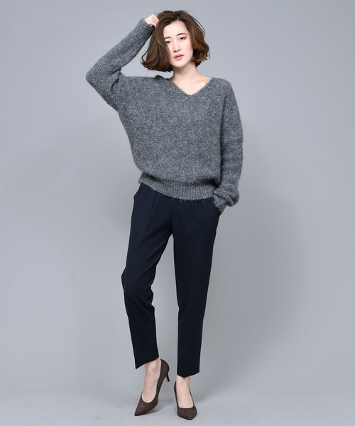 RIVE DROITE（リヴドロワ）の「両面起毛テーパードパンツ（その他パンツ・レディース・ベージュ/ネイビー/グレー・38/36/34）」の3枚目の写真