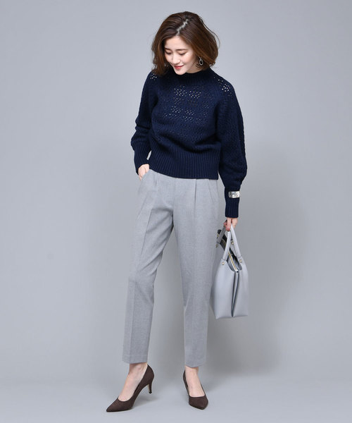 RIVE DROITE（リヴドロワ）の「両面起毛テーパードパンツ（その他パンツ・レディース・ベージュ/ネイビー/グレー・38/36/34）」の14枚目の写真