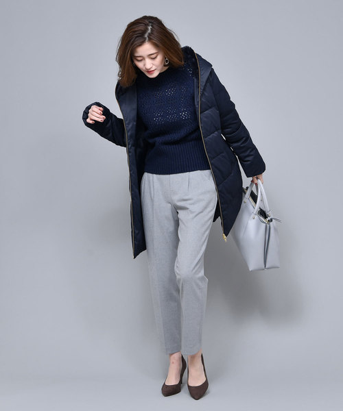 RIVE DROITE（リヴドロワ）の「両面起毛テーパードパンツ（その他パンツ・レディース・ベージュ/ネイビー/グレー・38/36/34）」の13枚目の写真