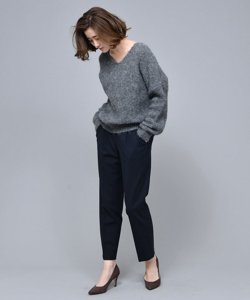 RIVE DROITE（リヴドロワ）の「両面起毛テーパードパンツ（その他パンツ・レディース・ベージュ/ネイビー/グレー・38/36/34）」の10枚目の写真