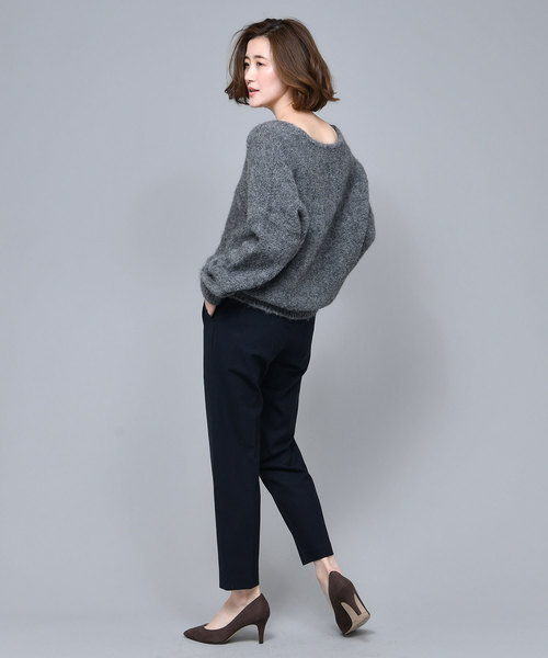 RIVE DROITE（リヴドロワ）の「両面起毛テーパードパンツ（その他パンツ・レディース・ベージュ/ネイビー/グレー・38/36/34）」の9枚目の写真